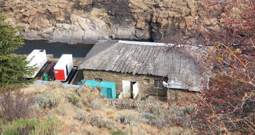 semonkong hydropower plant building in lesotho