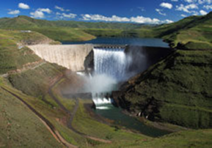 Katse hydropower dam in Lesotho